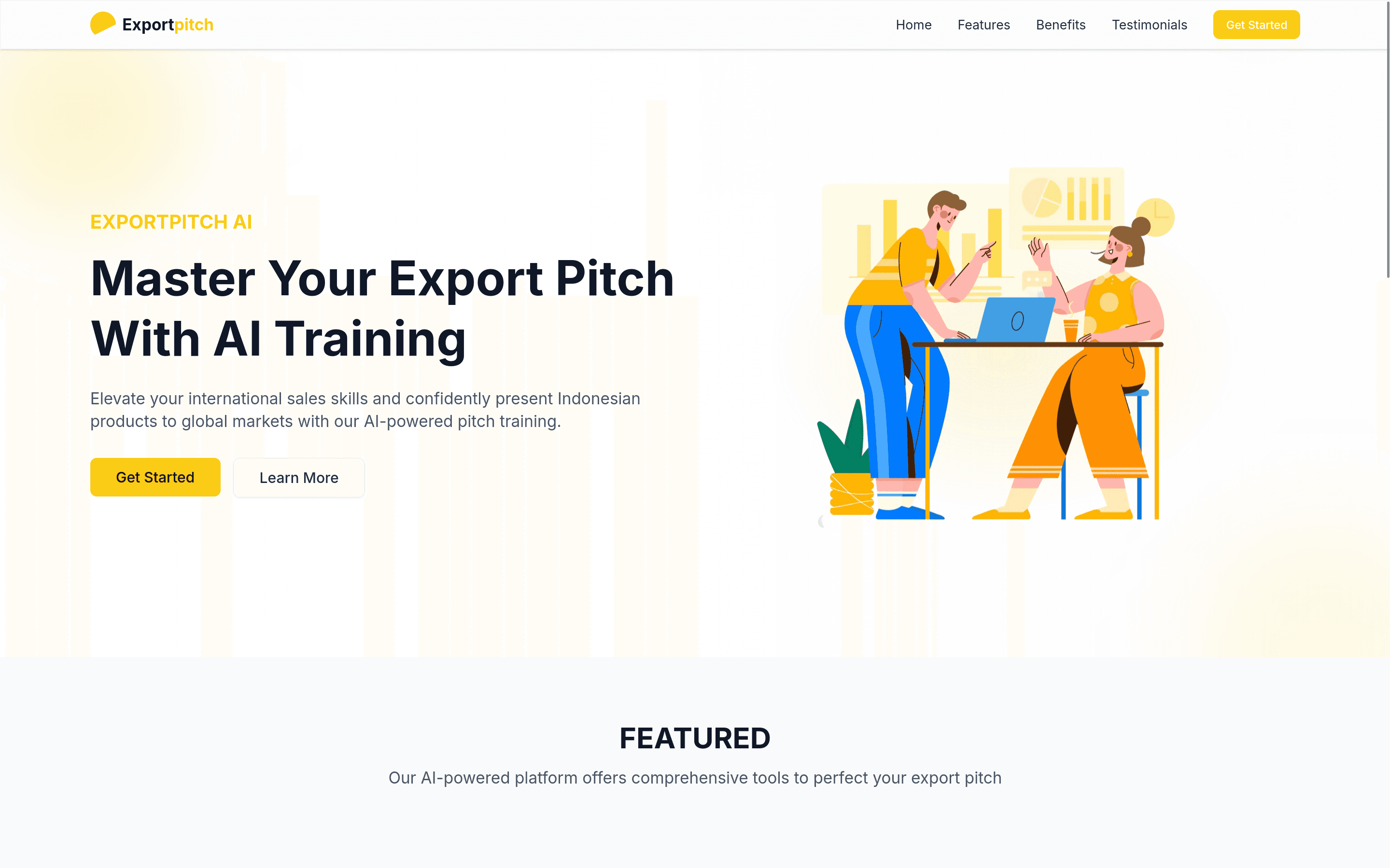 AI Pitch Training Platform project preview